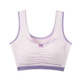 グレー | n，Dream バストを包むストレッチナイトブラジャー(綿混素材) | nissen