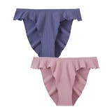 (マチなし)ネイビー+ロ | ショーツ まるでＮＯパン ゆったりストレッチで締め付けない | nissen