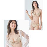 脇高刺しゅうレースブラジャーショーツセット（コスモス）（トリンプ） | nissen | 詳細画像9 