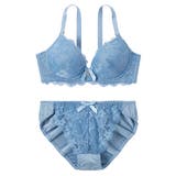 ブルー | ブラショーツセット ニッセン カラーランジェリー | nissen