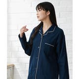 ３重ガーゼ綿１００%襟付き前開きパジャマ | nissen | 詳細画像17 