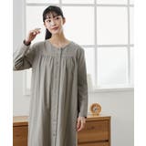 3重ガーゼ綿100%前開きルームワンピース | nissen | 詳細画像17