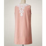 綿混吸汗速乾 バックレース付チュニック丈タンクトップ2枚組 | nissen | 詳細画像15 