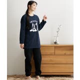 綿混裏起毛ゆったりルームウェア上下セット | nissen | 詳細画像10 