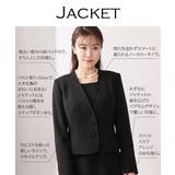 【大きい胸専用】【喪服 礼服 フォーマル】洗える防しわノーカラーアンサンブル（ノ… | nissen | 詳細画像8 