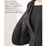 【大きい胸専用】【喪服 礼服 フォーマル】洗える防しわノーカラーアンサンブル（ノ… | nissen | 詳細画像10 