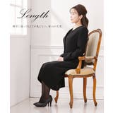 【大きい胸専用】【喪服 礼服 フォーマル】洗える防しわノーカラーアンサンブル（ノ… | nissen | 詳細画像12 