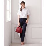 【大きい胸専用】ボタンがきちんと閉まる 半袖シャツ（事務服・制服・白シャツ） | nissen | 詳細画像19 