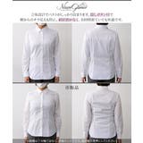 【大きい胸専用】ボタンがきちんと閉まる 7分シャツ（事務服・制服・白シャツ) | nissen | 詳細画像6 