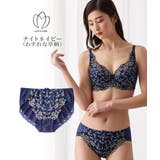 やや深ばき丈編レースコーディネートショーツ（わすれな草柄）（トリンプ）（n，FU… | nissen | 詳細画像9 