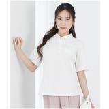 ホワイト | (FS-F3L)【大きい胸専用】吸汗速乾・UVカット半袖ポロシャツ | nissen