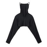 黒 | 超冷感AIR アームカバーマスク(接触冷感・吸汗速乾・UVカット) | nissen