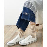 色柄おまかせ モノトーン柄クルーソックス１０足組 | nissen | 詳細画像10 