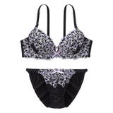 ブラック(BK) | フルブルームブラジャーショーツセット | nissen