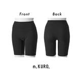 ｎ，ＫＵＲＯ 綿混ストレッチ お腹らくちん股ずれ防止深ばき丈ロングショーツ３枚組 | nissen | 詳細画像16 