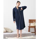 綿１００％やわらかスムースルームシャツワンピース | nissen | 詳細画像11 