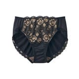 ブラック | (M-3L) やや深ばき丈ストレッチコーディネートショーツ（トリンプ） | nissen