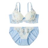 ブルー | ブラショーツセット 大きいサイズ ニッセン | nissen