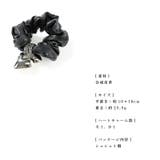 シュシュ 大人 ビッグシュシュ 大きめ ヘアゴム おしゃれ シンプル シルバー | Noelmarket | 詳細画像9 
