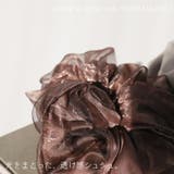 シュシュ 大きめ 黒 シアー ヘアゴム かわいい | Noelmarket | 詳細画像2
