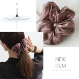 シュシュ 大きめ 黒 シアー ヘアゴム かわいい | Noelmarket | 詳細画像8