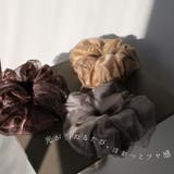 シュシュ 大きめ 黒 シアー ヘアゴム かわいい | Noelmarket | 詳細画像9
