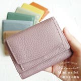 ミニウォレット ミニ財布 三つ折り財布 本革 牛革 レディース コインケース | Noelmarket | 詳細画像14 