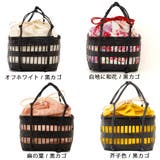 かごバッグ 籠バッグ 黒かご | Ainokajitsu | 詳細画像2
