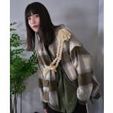 KHAKI Check | 【Nora Lily】Duffel Shaggy MA-1 | Nora Lily
