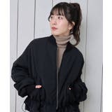 【Nora Lily】「elle」Gathering Bomber MA-1 | Nora Lily | 詳細画像1
