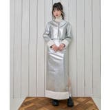 SILVER | 【Nora Lily】「elle」Shiny Fake | Nora Lily