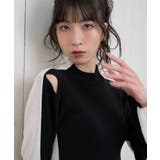 「elle」Bi Cokor Knit | Nora Lily | 詳細画像2 