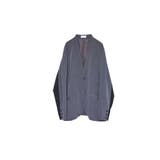 Stripe Panel No-Collar Jacket | Nora Lily | 詳細画像10