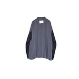 Stripe Panel No-Collar Jacket | Nora Lily | 詳細画像11