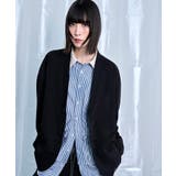 Stripe Panel No-Collar Jacket | Nora Lily | 詳細画像12