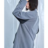 Stripe Panel No-Collar Jacket | Nora Lily | 詳細画像3