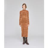 Fit Silhouette Lace One-piece | Nora Lily | 詳細画像9 