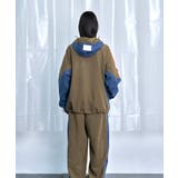 Denim Combo Relax Pants | Nora Lily | 詳細画像5 