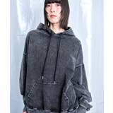 Denim-Look Pullover Sweat Hoodie | Nora Lily | 詳細画像15