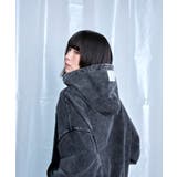 Denim-Look Pullover Sweat Hoodie | Nora Lily | 詳細画像19