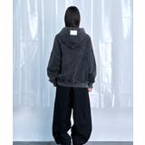 Denim-Look Pullover Sweat Hoodie | Nora Lily | 詳細画像24