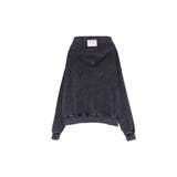 Denim-Look Pullover Sweat Hoodie | Nora Lily | 詳細画像26