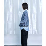 Denim-Look Pullover Sweatshirt | Nora Lily | 詳細画像7 