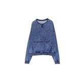 Denim-Look Pullover Sweatshirt | Nora Lily | 詳細画像9 