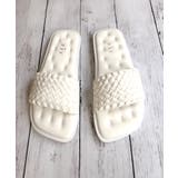 メッシュスクエアフラットサンダル | Noubel Voug Relax | 詳細画像2 