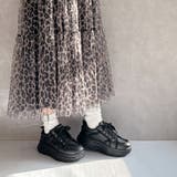 厚底 デザイン シューレース フリンジスニーカー | Noubel Voug Relax | 詳細画像12 