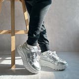 厚底 デザイン シューレース フリンジスニーカー | Noubel Voug Relax | 詳細画像15 