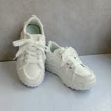 厚底 デザイン シューレース フリンジスニーカー | Noubel Voug Relax | 詳細画像18 