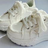 厚底 デザイン シューレース フリンジスニーカー | Noubel Voug Relax | 詳細画像20 