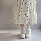 厚底 デザイン シューレース フリンジスニーカー | Noubel Voug Relax | 詳細画像24 